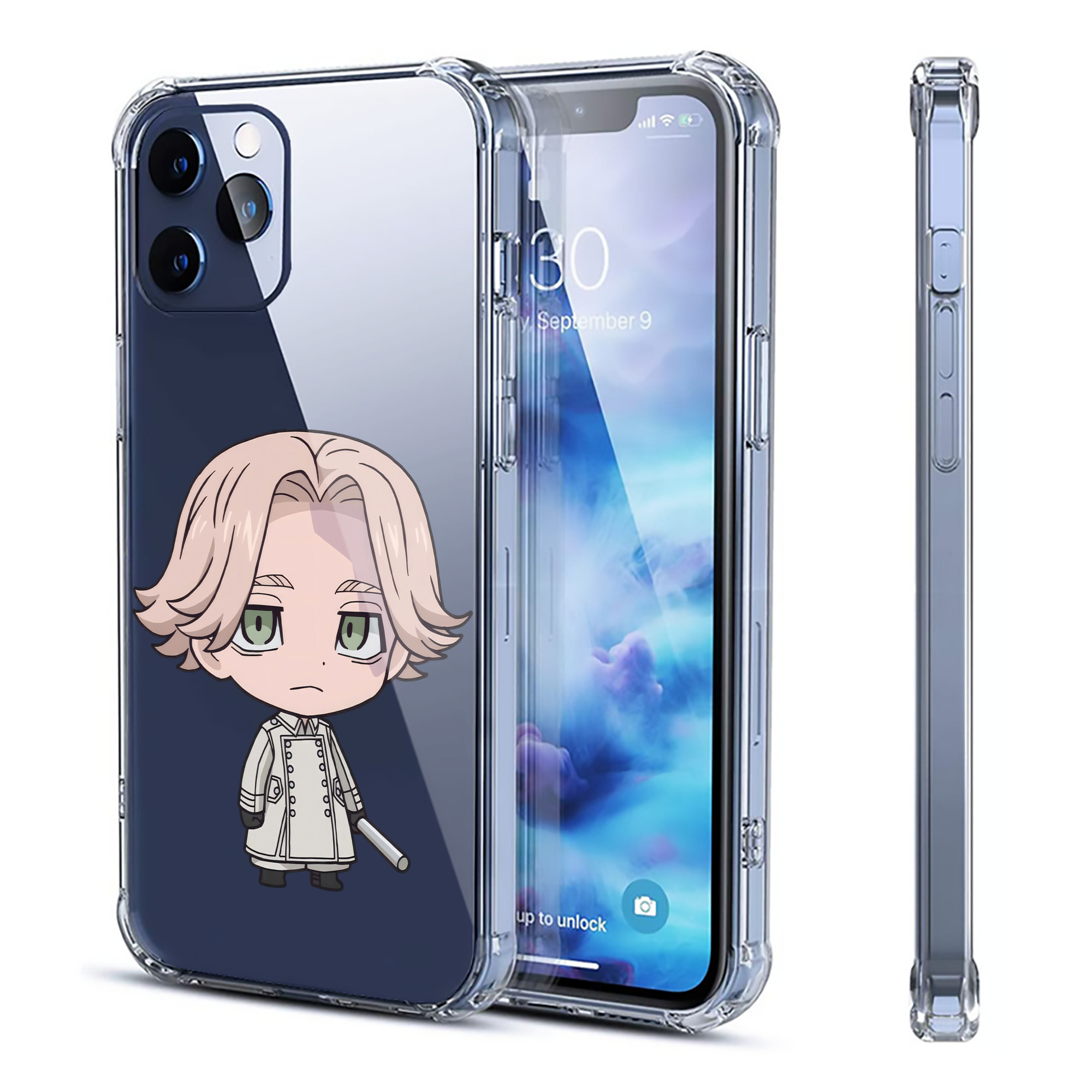 （画像用） 東京リベンジャーズ Tokyo Revengers 【iPhone 12シリーズ対応】透明スマホケース（クリアソフトケース）